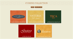 Desktop Screenshot of cuisine-collection.co.uk